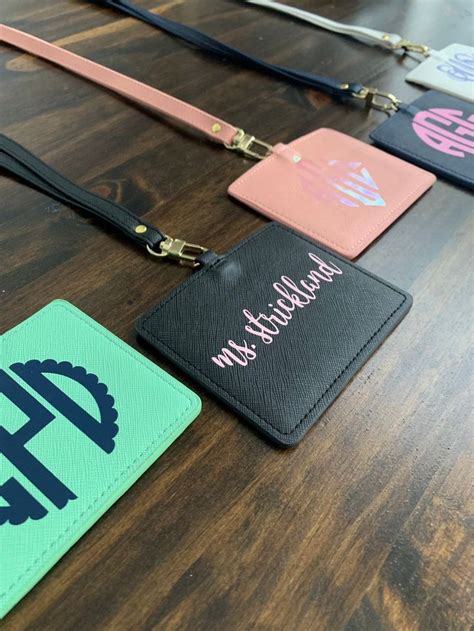 stylish id badge holders.